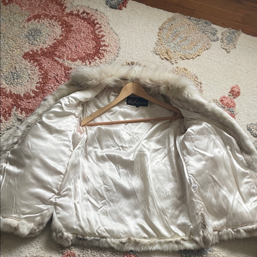 💯 Real Rabbit  Fur Teddy Jacket - Picture 6 of 9
